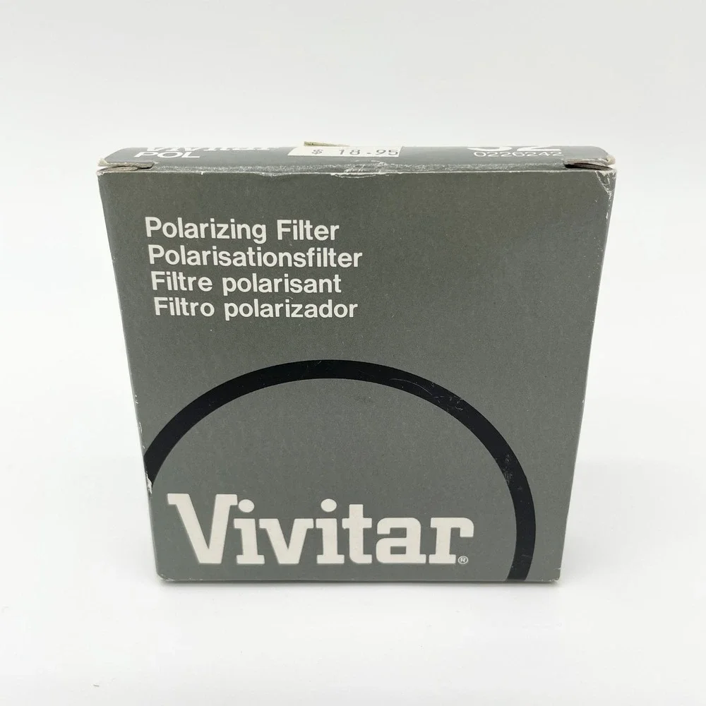 Vivitar 52mm Polarizing Filter Camera Lens Photography Polarisation Vintage‎
